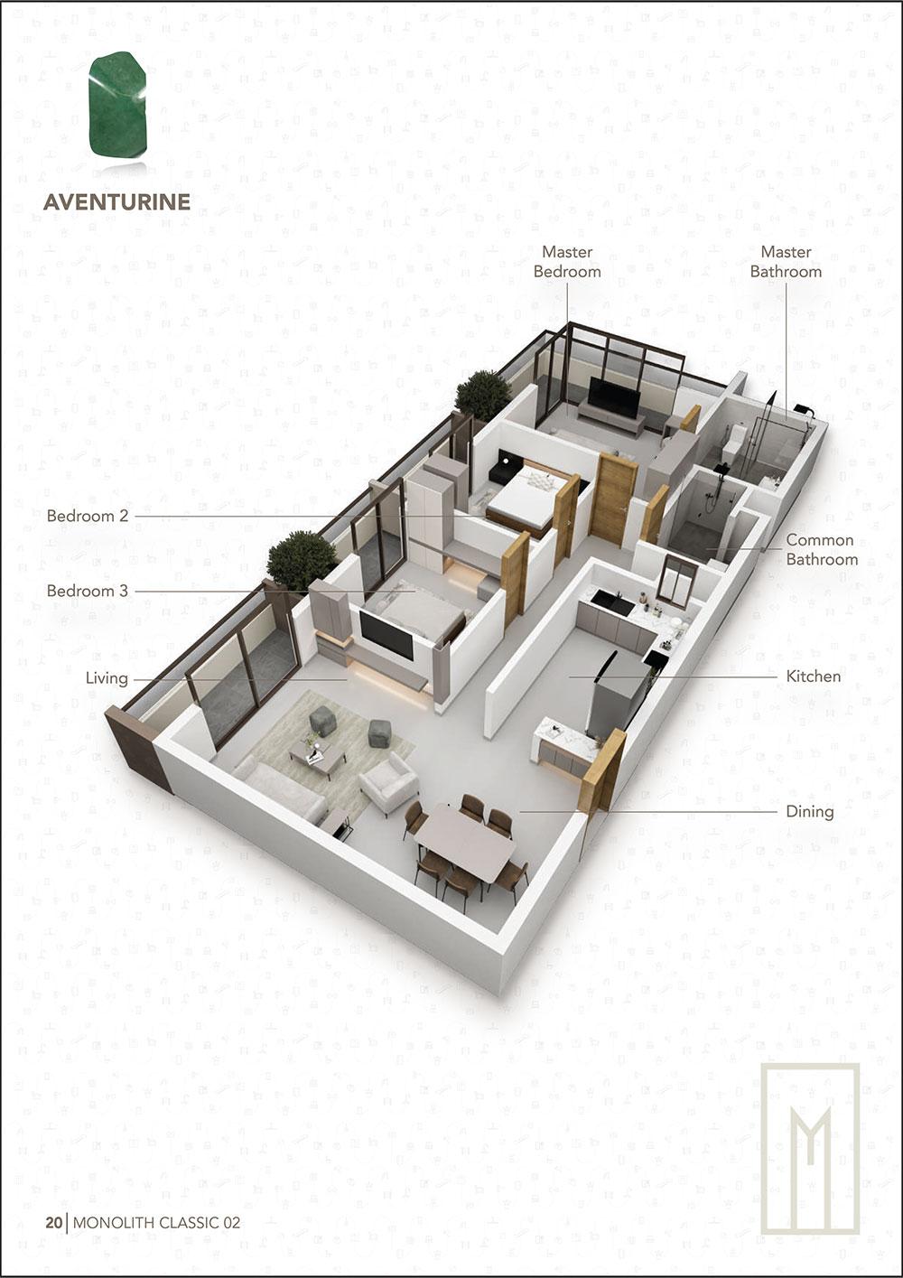 Monolith Classic 02 – Luxury Apartments for Sale in Mount Lavinia