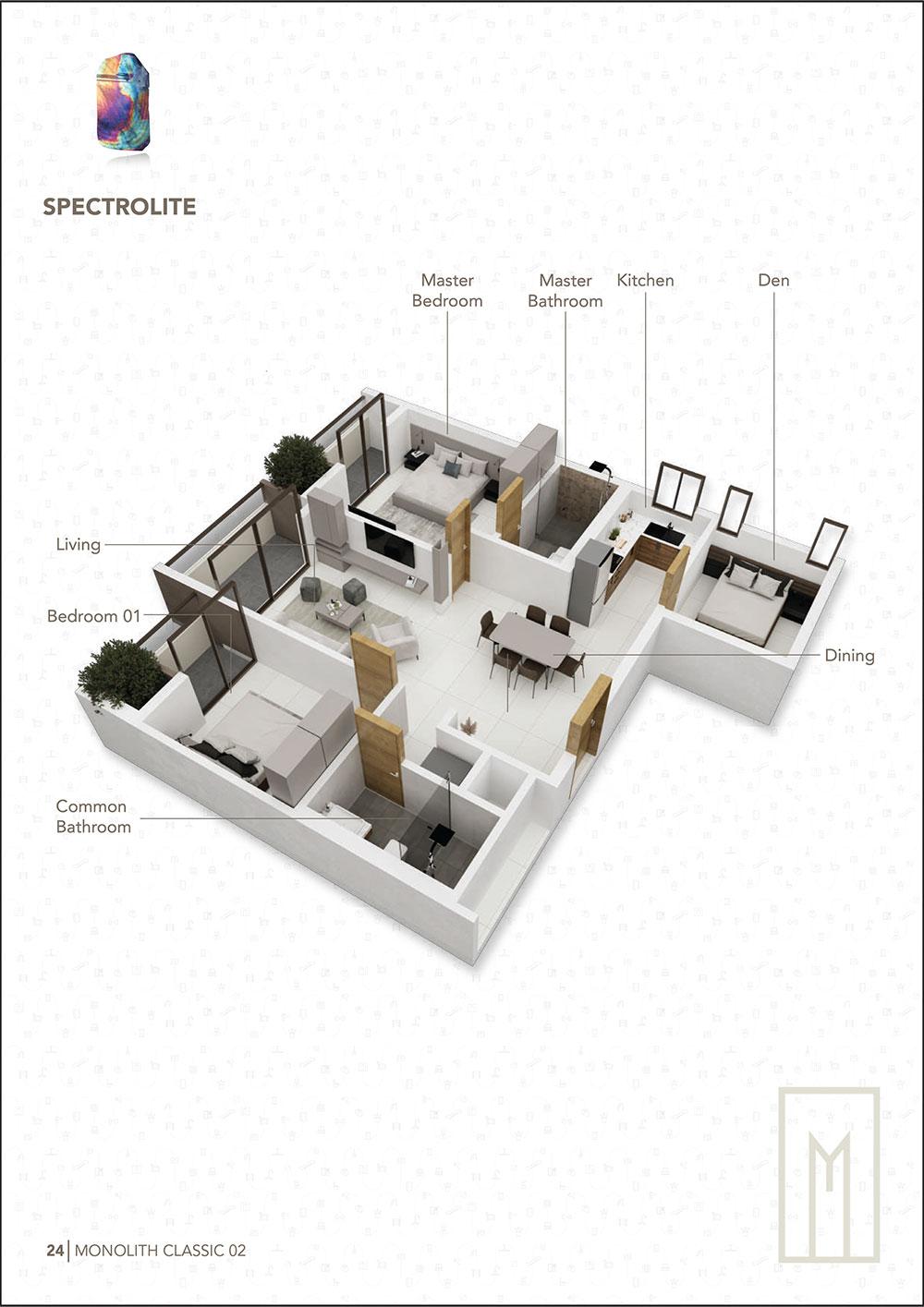 Monolith Classic 02 – Luxury Apartments for Sale in Mount Lavinia