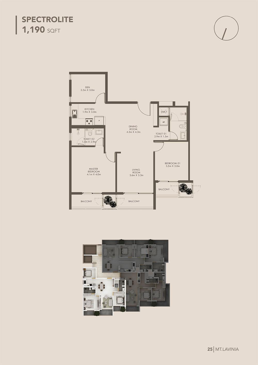 Monolith Classic 02 – Luxury Apartments for Sale in Mount Lavinia