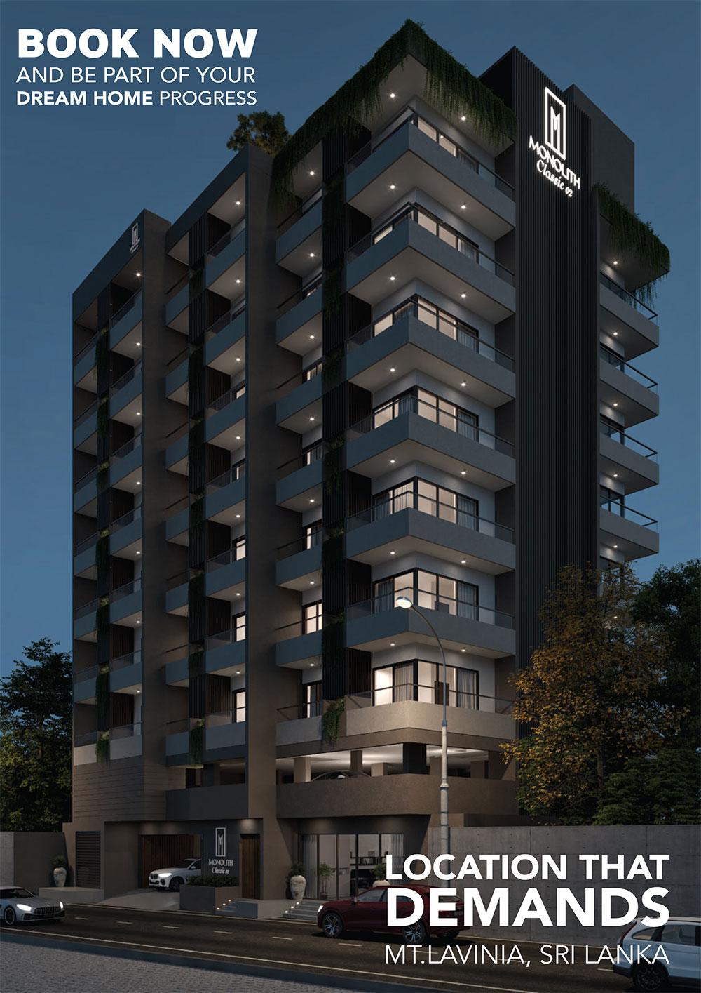 Monolith Classic 02 – Luxury Apartments for Sale in Mount Lavinia