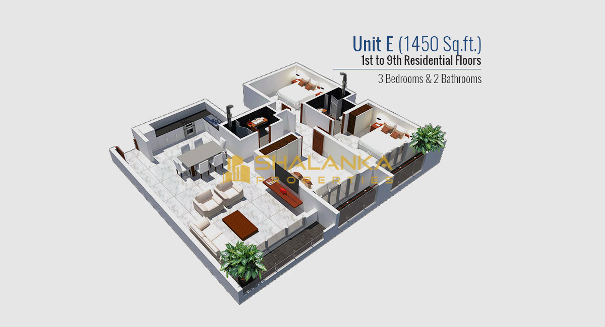 Blue Ocean Apartment, 30, Hotel Road, Mount Lavinia